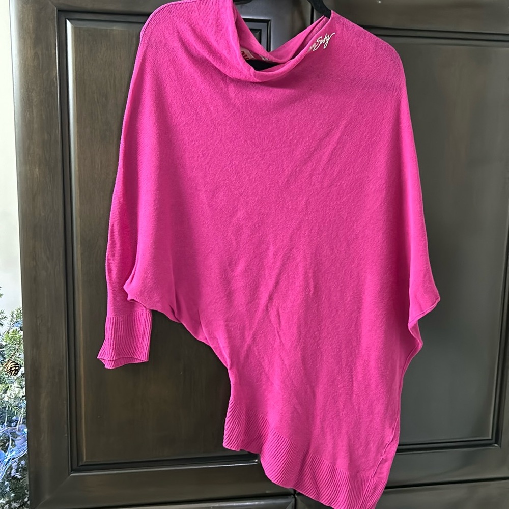 Asymmetric Miss Sixty made in Italy knit sweater